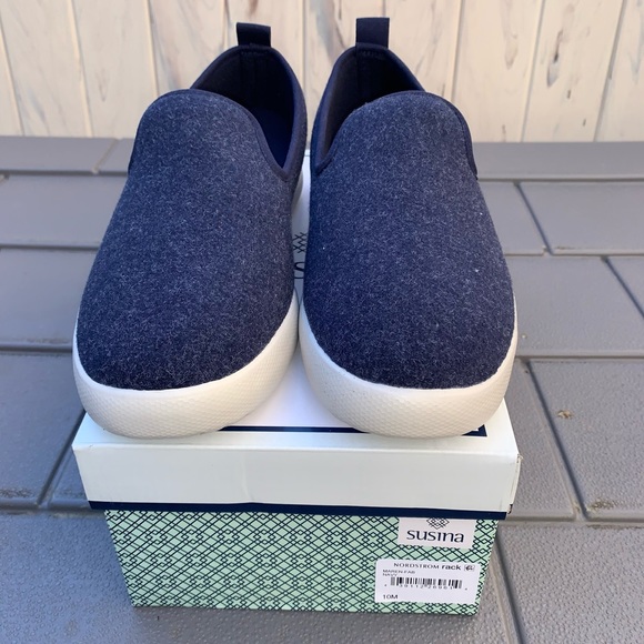 Susina Shoes - SUSINA Navy Blue Maren  Slip On Sneakers Size 10